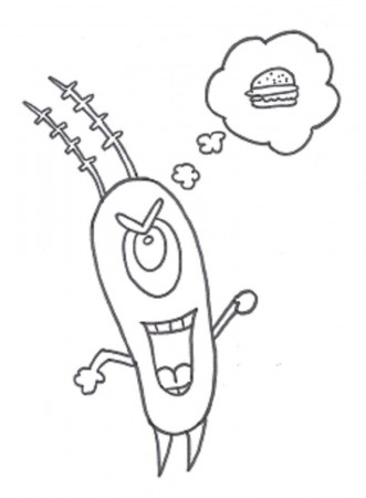gangster plankton Colouring Pages