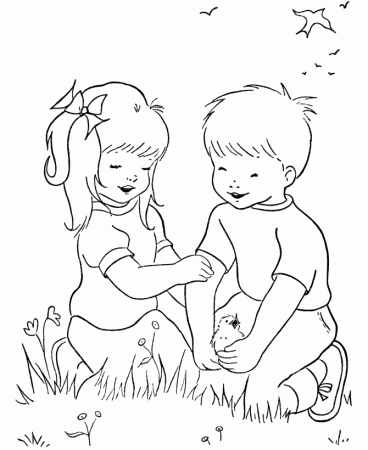 girl coloring pages with flowers printable kids