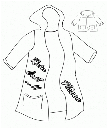 Rain Coat Most Cool Used Winter Coloring For Kids - Winter 