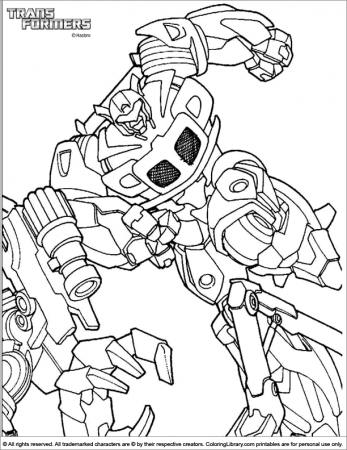 transformes car Colouring Pages (page 2)