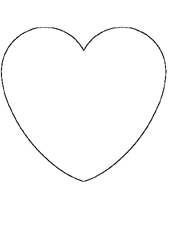 Heart Simple-shapes Coloring Pages & Coloring Book