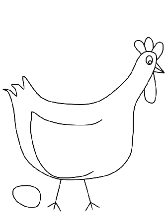 Chicken coloring pages | Coloring-