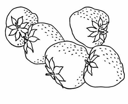 Download Tasteful Strawberry Fruit Coloring Pages Or Print 