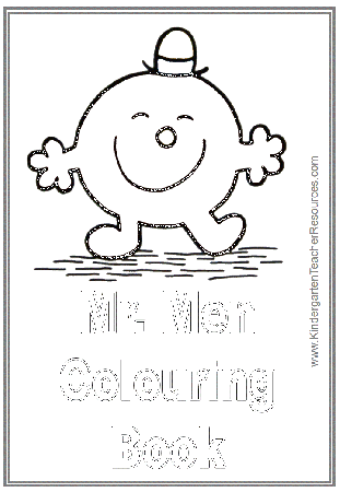 Mr. Men Mr. Men Show Colouring Pages