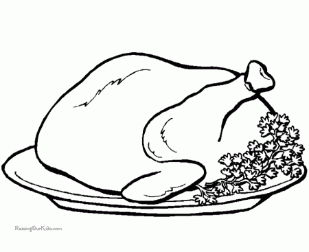 Printable Preschool Coloring Pages for Thanksgiving 011