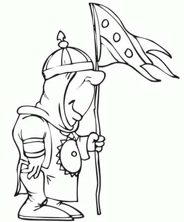 Knight Coloring Pages - Coloring Home