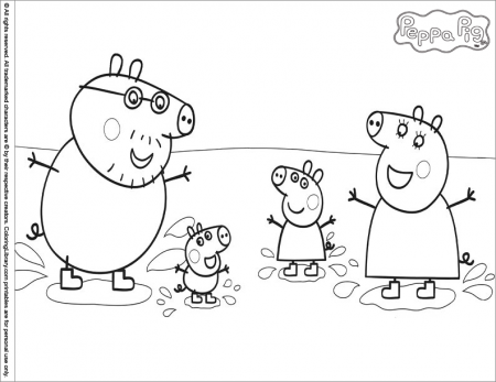 Peppa Pig coloring pages in the Coloring Library