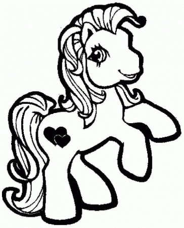 Colouring Sheets Cartoon My Little Pony Printable Free For 