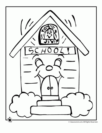 School House Coloring Pages 9 | Free Printable Coloring Pages
