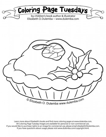 dulemba: Coloring Page Tuesday - Apple Pie for YOU!