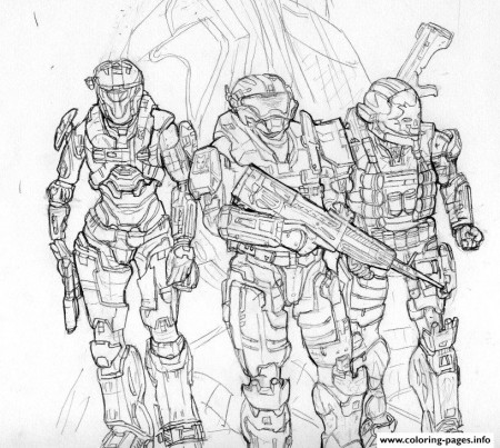 HALO Coloring pages