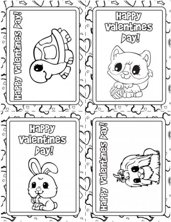 Kids Valentine Coloring Pages | DigWallpaper – Free HD Wallpapers ...