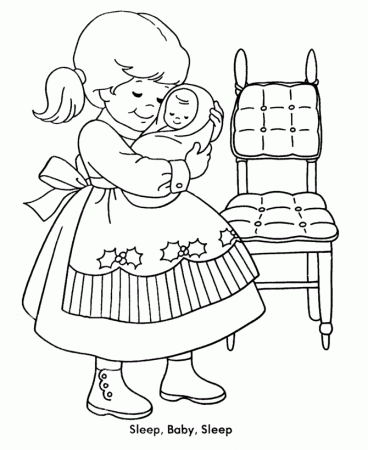 Baby Sister Coloring Pages Printable Ages