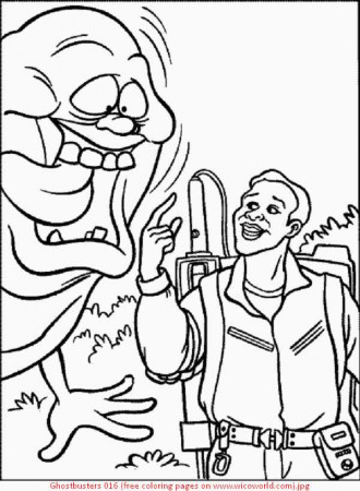 Ghostbusters Coloring Page