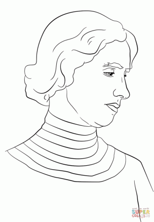 Helen Keller coloring page | Free Printable Coloring Pages