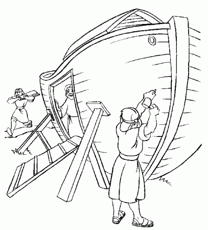 Coloring Pages Of Noah S Ark - Free Printable Coloring Pages 
