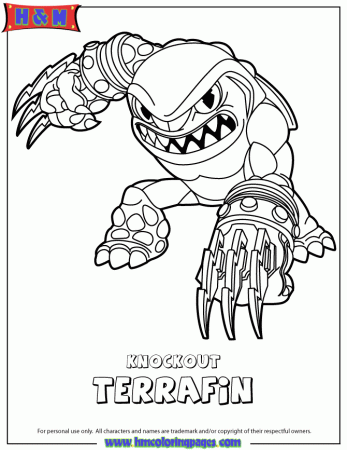 Terrafin Colouring Pages (page 2)