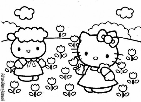 Hello_Kitty-12 - Printable coloring pages