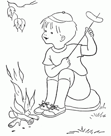 Camping Coloring Pages For Kids 467 | Free Printable Coloring Pages
