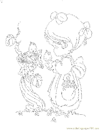 Coloring Difficult Page Precious Moments | Printable Coloring Pages