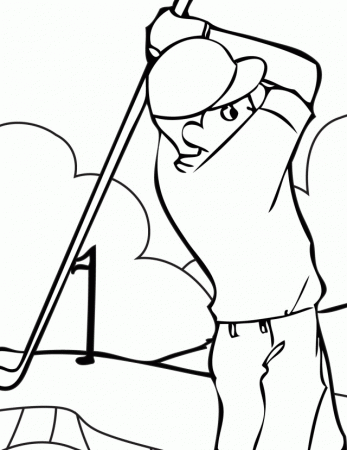 Golf Coloring Pages 6 Golf Kids Printables Coloring Pages 196378 