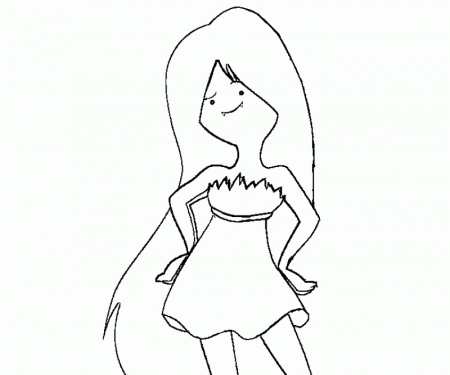 4 Marceline Coloring Page