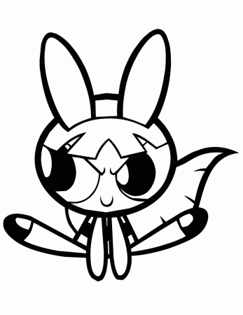 Powerpuff Girls Blossom For Girls Coloring Page | HM Coloring Pages