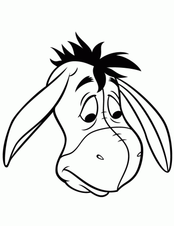 Free Printable Eeyore Coloring Pages | H & M Coloring Pages