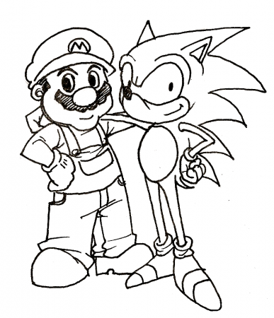 Mario And Sonic Coloring Pages To Print 249 | Free Printable 
