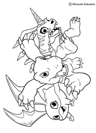 Digimon Coloring Pages To Print | Coloring Pages For Kids