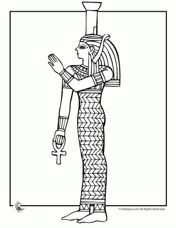 Ancient Egyptian animals Colouring Pages (page 2)