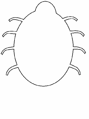 Simple Mitten Coloring Page