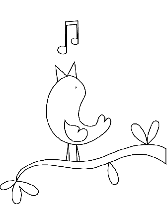 Birds Sing Animals Coloring Pages & Coloring Book