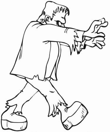 Ghost Frankenstein Coloring Pages - Ghost Cartoon Cartoon Coloring 
