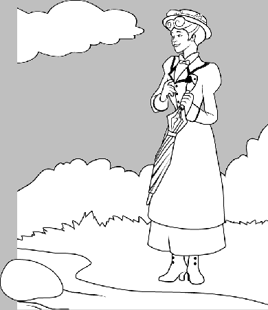 Free coloring page how-to-draw-mary-poppins,-julie-andrews-step-24 