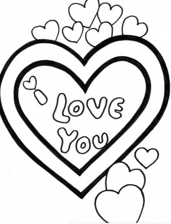 I Love You Coloring Part Love Is Coloring Pages Printable 284262 I 