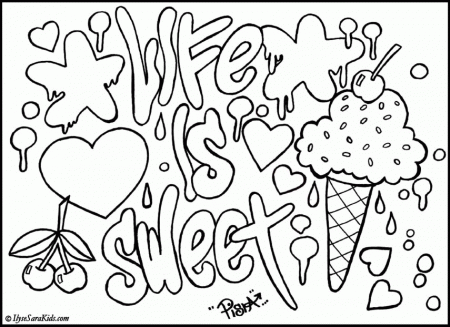 Graffiti Coloring Pages | Coloring Pages