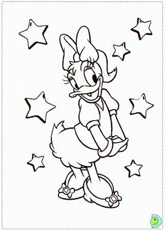 Daisy Duck Coloring page