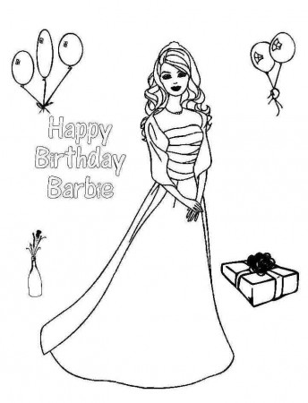 Happy Birthday Mother Coloring Page - Birthday Coloring Pages 