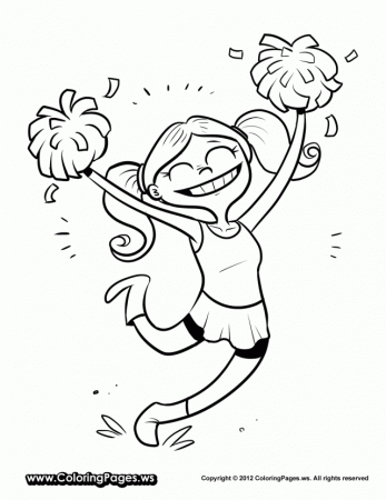 Cheerleader Coloring Pages 184401 Cheerleading Coloring Pages