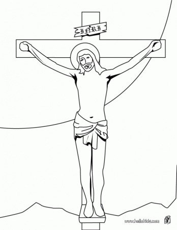 Crucifixion Coloring Pages | 99coloring.com