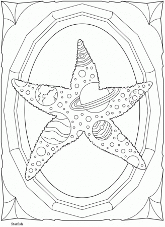 Design Coloring Dover Ssnowflake