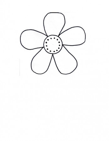 Flower Outline Template | Ms. G's Classroom