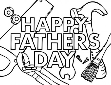 Happy Fathers Day 2- Coloring Page « Crafting The Word Of God