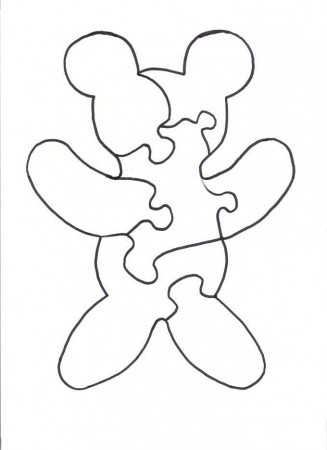 Teddy Bear Puzzle Pattern
