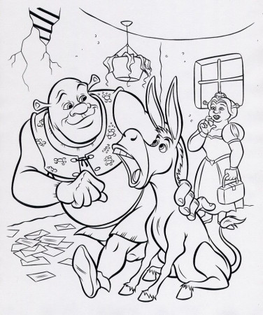 Shrek Coloring Pages | Coloring Book and Pictures For Free