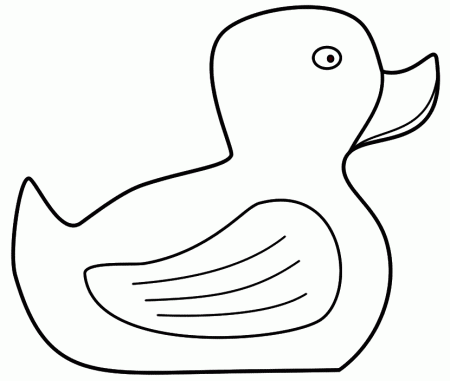 Duck - Coloring Page (