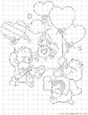 Coloring Pages Care Bear2 01 (Cartoons > Care Bears) - free 