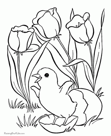 Easter Flower Coloring Pages « Printable Coloring PagesPrintable 