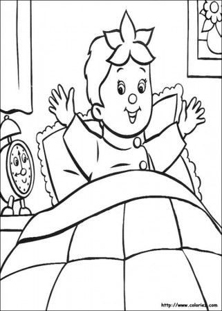 NODDY coloring pages - Big-Ears building a house
